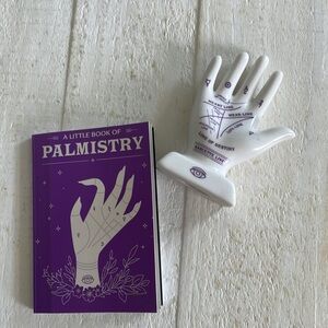Palmistry cards and Porcelain Palm